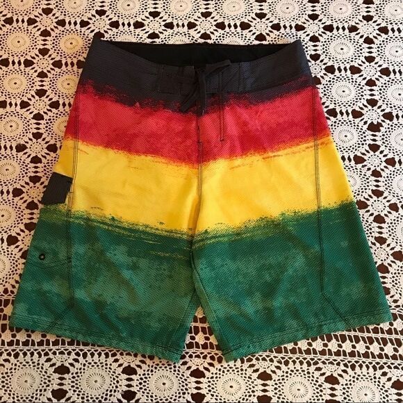 NWOT Burnside Size 34 Board Shorts ! - Picture 1 of 7